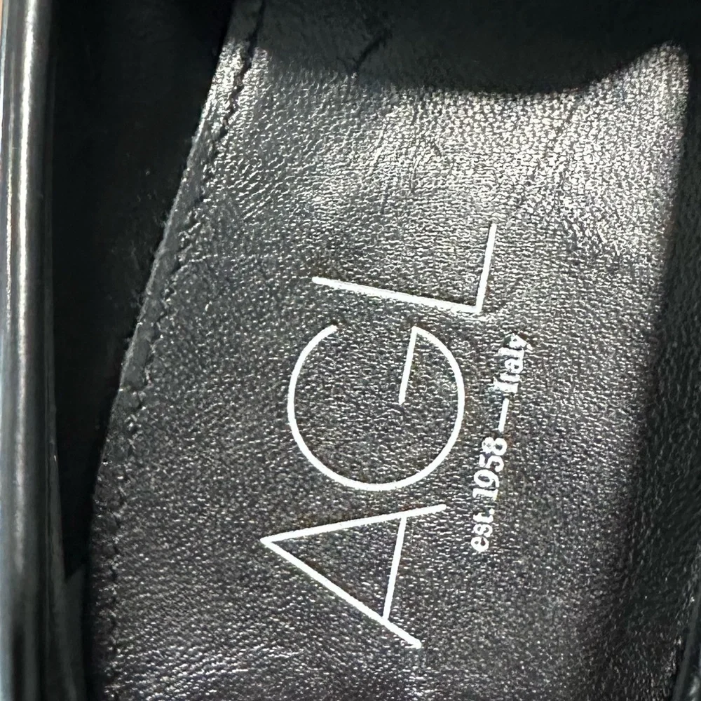 🌸AGL🌸 Ida Patent Leather Loafer In Black Size: 41